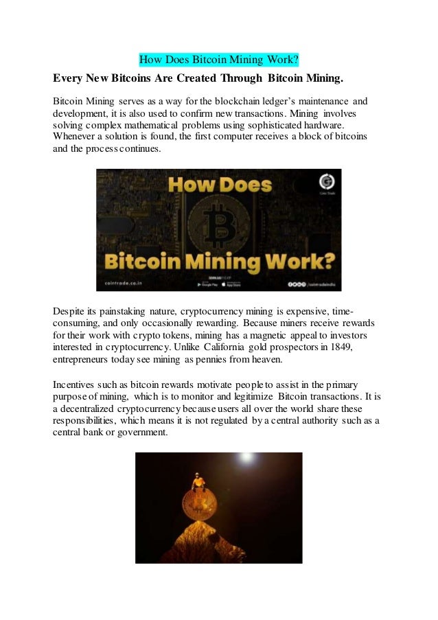 Bitcoin Mining Formats